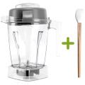 Vitamix Aer Disc Behälter Classic frontal mit Kitchen Clever Spatel 3 cm breit