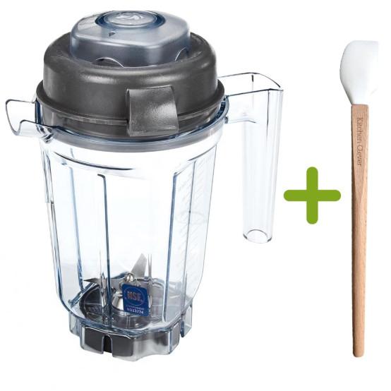 Vitamix 0,9-Liter-Behälter mit Kitchen Clever Spatel 3 cm breit