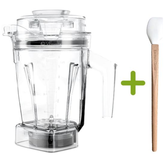 Vitamix Aer Disc Behälter Smart frontal mit Kitchen Clever Spatel 3 cm breit