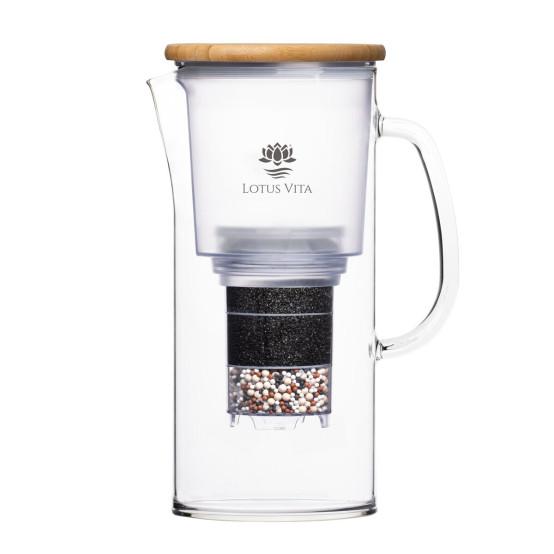 Wasserfilter aus Glas von Lotus Vita