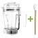 Vitamix Aer Disc Behälter Smart frontal mit Kitchen Clever Spatel 3 cm breit