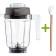 Vitamix Trockenbehälter 0,9 Liter Mahlbehälter Classic mit Kitchen Clever Spatel 3 cm breit
