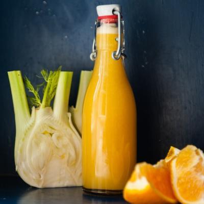  Fennel juice with orange and cayenne pepper
