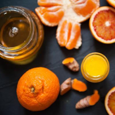 Ginger Shot recipe with turmeric and orange