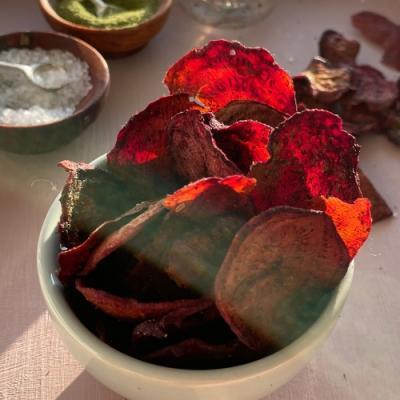 Rote-Betel-Chips