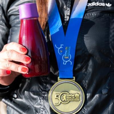 Rote-Bete-Saft mit Orange, Zitrone und 1 Prise Salz