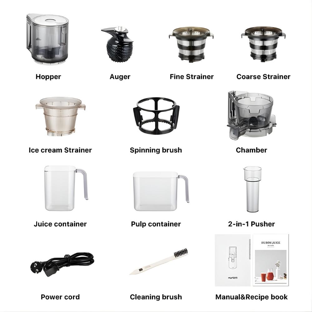 Lieferumfang des Hurom H80-ST